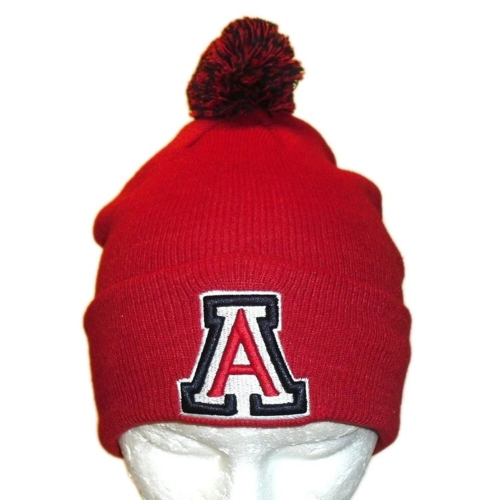 Arizona Wildcats Zephyr Kids Youth Pom Beanie Winter Hat Cap New Ncaa